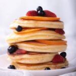 Stack of pancakes for breakfast. Image via pexels.com - Chokniti Khongchum