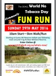 The DDACL World No Tobacco Day Fun Run
